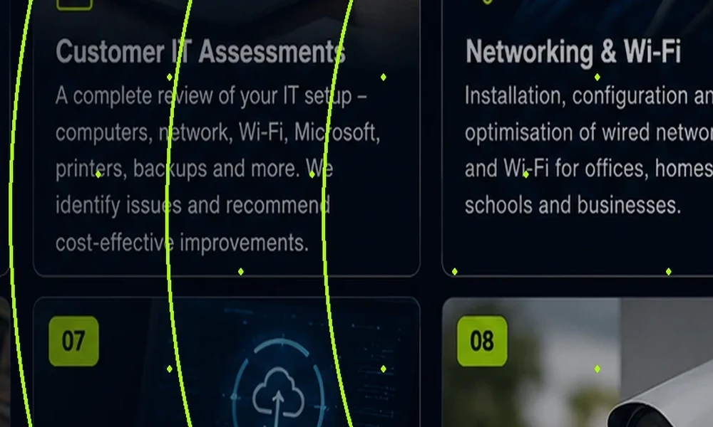 Computer laptop and server supply for businesses